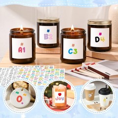 44 Sheets Letter Stickers 0.5 Inch 4972Pcs Alphabet Stickers 1/2 Inch Small V…