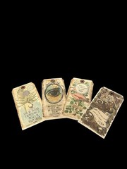 In The Land of Elsewhere Tags Mixed Lot Junk Journaling Crafting Gifts 6.25”x3”