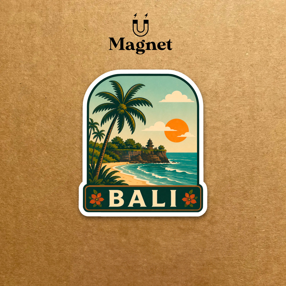 Bali Magnet | Travel Magnet | Fridge Magnet (BB26)