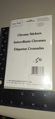 Vintage Stickers Chrome Kites Paper Magic 2 Sht 1 Pkg