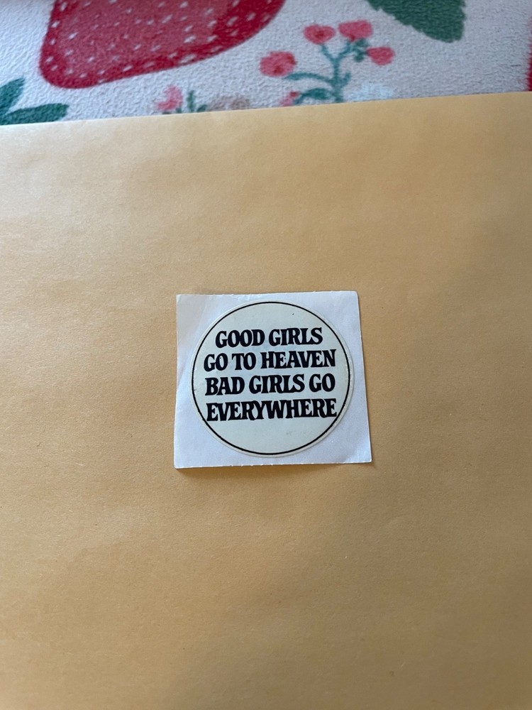 Vintage 1980s Good Girls Sticker