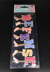 Jolee’s Boutique DEFENSE – Title Wave Scrapbooking Stickers – Football SPJT168