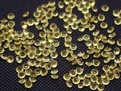 2000 Orange Acrylic 4mm Diamond Confetti Wedding Deco Supplies Table Scatter