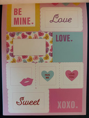RECOLLECTIONS VALENTINE’S DAY STICKER BOOK 263 PC STICKERS 12 SHEETS ROMANCE