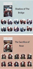 80 Pcs Mist Theme Gothic Scrapbook Kit, Vintage PET Stickers for Junk Journal &