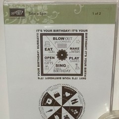 Stampin’ Up! Take a Spin Game Spinner Set Scrapbooking Embellishments 36pcs