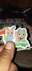 20pcs Cute Animal Plushy Multicolor Stickers Lot, Animals Character Scrapbooking