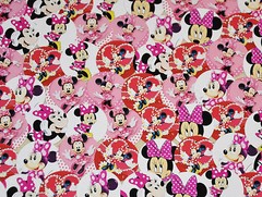 SET of 100- 1″ PRECUT «MINNIE MOUSE» BOTTLE CAP IMAGES. Hairbows, Scrapbooking.
