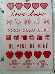 RECOLLECTIONS VALENTINE’S DAY STICKER BOOK 268 PC STICKERS 12 SHEETS ROMANCE
