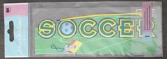 New Jolees Scrapbooking Sticker SOCCER whistle red yellow cards GOAL