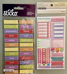 Lot Of 44 Sheets Happy Planner, Recollections, Sticko!
