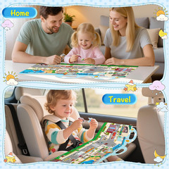 Reusable Sticker for Kids, Vehicles Style | Travel Stickers, Waterproof, Toddle