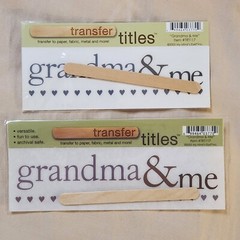 NEW Lot 10 MME Transfer Titles Family Father Mother Grandparents Home Sweet Home