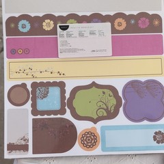 Creative Memories 12×12 Scrapbooking Paper & Embellishment Sheets Lot