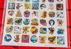 Vintage 1983 Institutional Financing Services Stickers 2 Sheets New Sealed