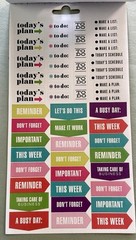 HUGE Lot of Planner Stickers & Paper 3 Complete Books, Stickers, Tabs & More