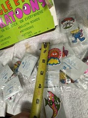 Vintage 1977 IMPERIAL Animal Wiggle Eye STICKATOONS 21 stickers RARE NEW+Box