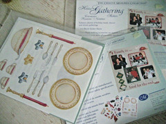 BUY 1-2 Pkgs BLOCK SHEET XMAS Creative Memories Holiday Gathering STICKERS 4 set