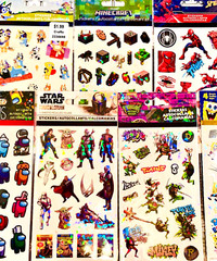 399 Stickers – HOLIDAY LOT, EASTER VALENTINES XMAS THANKSGIVING BIRTHDAY