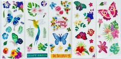 399+ stickers butterflies flower designs birds outdoor nature animals plants lot