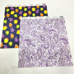 Michaels Scrapbook Paper Lot 12×12 Recollections 50 Sheets Single Sided d