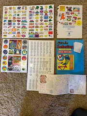 vintage 80, 90s Great Stickers Troll Associates Reading Book Club School