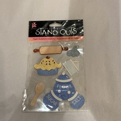 Provo Craft The Third Dimension Stand-Outs Sweet As Pie Paper Stickers (MM)