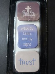 NIP Designer Flair Magic Scraps Stickers Faith Trust Religious Christian Church