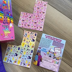 VTG Lisa Frank Sticker Stars Box Set of Vintage Stickers