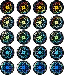 Charming 18-Pack EMF Stickers – Lightweight & Effective Radiation Neutralizers