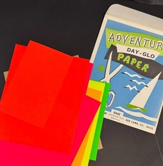 Vintage Craft Papers & Stencils Velour, Metallic, Transparency, Gummed, Day Glo