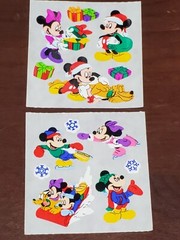 8 vintage Sandylion Christmas Mickey Minnie Donald Daisy Goofy Baby Mods Prisma