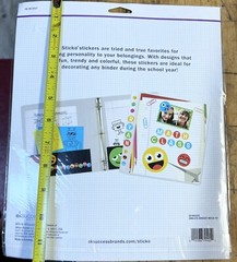 199 Pc Binder Stickers Smileys Mood Expressions Back to School NIP VBR22B