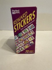 Vintage School Stickers Rolls Perfect Print Reward Teacher 600+ With Dispenser