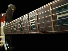 Black Pearl Roman Numeral Guitar and Bass Block Fret Markers Stickers