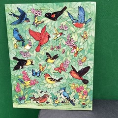 VINTAGE Eureka/HAPPY SPRING STICKERS/American Greetings Birds/ Unknown Foil Egg