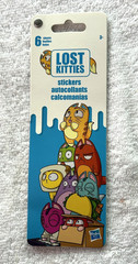 1 pkg of 6 sheets SandyLion sticker LOST KITTIES 2018 Hasbro NIP