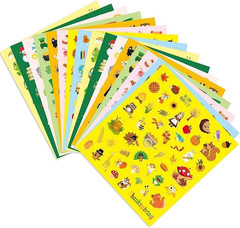 16 Sheets Holiday Stickers Assortment, 800 Seasonal Stickers for Kids