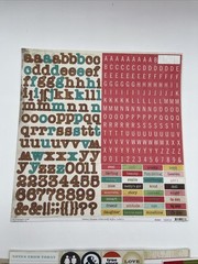 Scrapbooking Destash Lot My Minds Eye Echo Park Teresa Collins Stickers Rubons