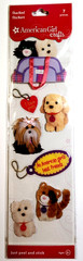 American Girl Crafts Pet Stacked 3D Dimensional Stickers 2009 Scrapbooking Dog