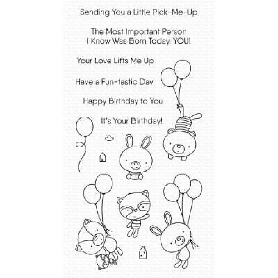 MY FAVORITE THINGS – CLEAR ACRYLIC STAMPS – BALLOON BESTIES