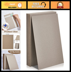 20 Pcs Thick Chipboard Sheets 10×12.5″ 80PT Heavy Duty Bookbinding Supplies