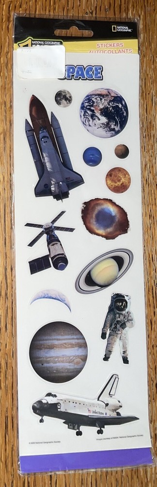 National Geographic Kids SPACE Astronauts Planets Shuttle Mars Moon Pluto Saturn