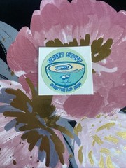 WW Small Scratch N Sniff Sticker Mod Blueberry Swirl Scented