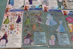 HUGE NEW LOT of 11 DISNEY FROZEN theme OLAF ELSA ANA scrapbooking stickers