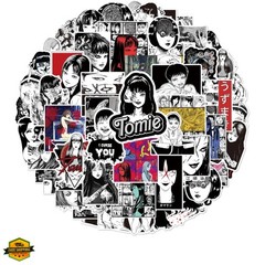 50Pcs Manga Tomie Stickers Mixed Pack,Junji Ito Cartoon Characters Stickers M…