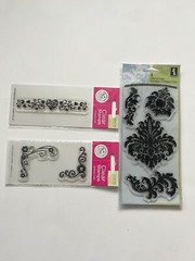 Scroll Stamps, Flourish Stamping Embellishments, Card Making Supplies
