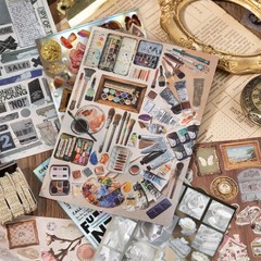 1600+ Vintage Scrapbook Stickers for Junk Journals, Retro Y2K Craft Supplies, Ep