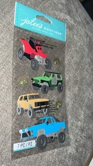Jolee’s Off Roading Vehicles Jeep ATV Scrapbooking Stickers SPJBLG143