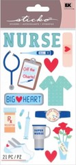 Registered Nurse, scrapbook stickers 4″ x 7″, Sticko 52-00059